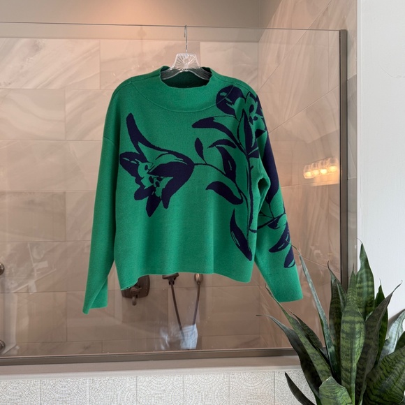 Anthropologie The Carys Mock-Neck Sweater by Maeve, Size Medium, New, Never Worn - Picture 4 of 11